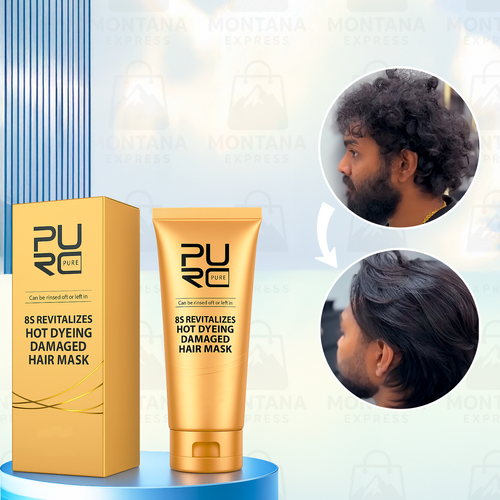 Mascarilla de Alisado Instantáneo con Colágeno Puro y Queratina Pura - PURC®  (Comprá 1 y llevate 2)