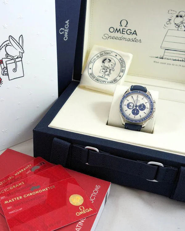 Reloj Speedmaster Snoopy Edición Aniversario 42mm +Caja y Certificado