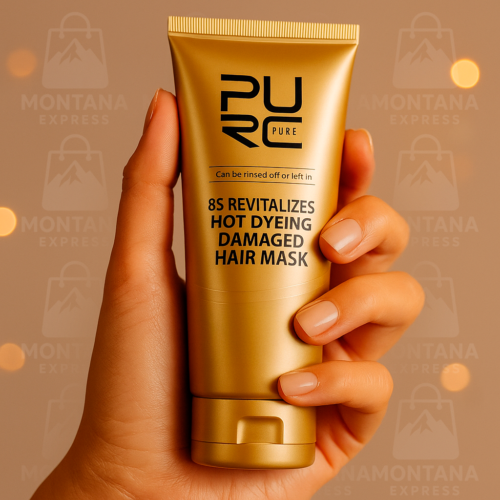 Mascarilla de Alisado Instantáneo con Colágeno Puro y Queratina Pura - PURC®  (Comprá 1 y llevate 2)