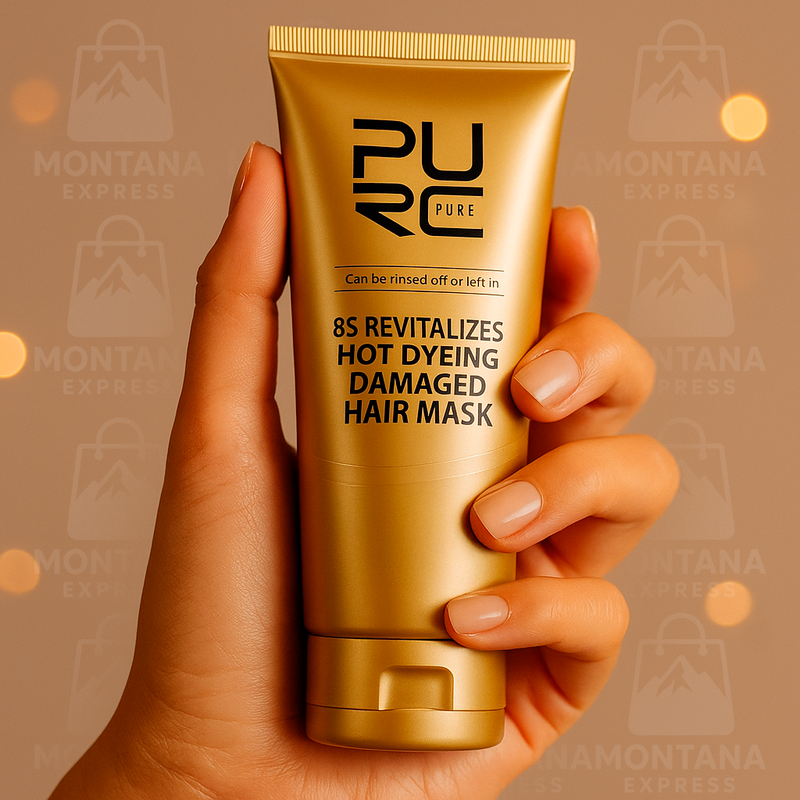 Mascarilla de Alisado Instantáneo con Colágeno Puro y Queratina Pura - PURC®  (Comprá 1 y llevate 2)