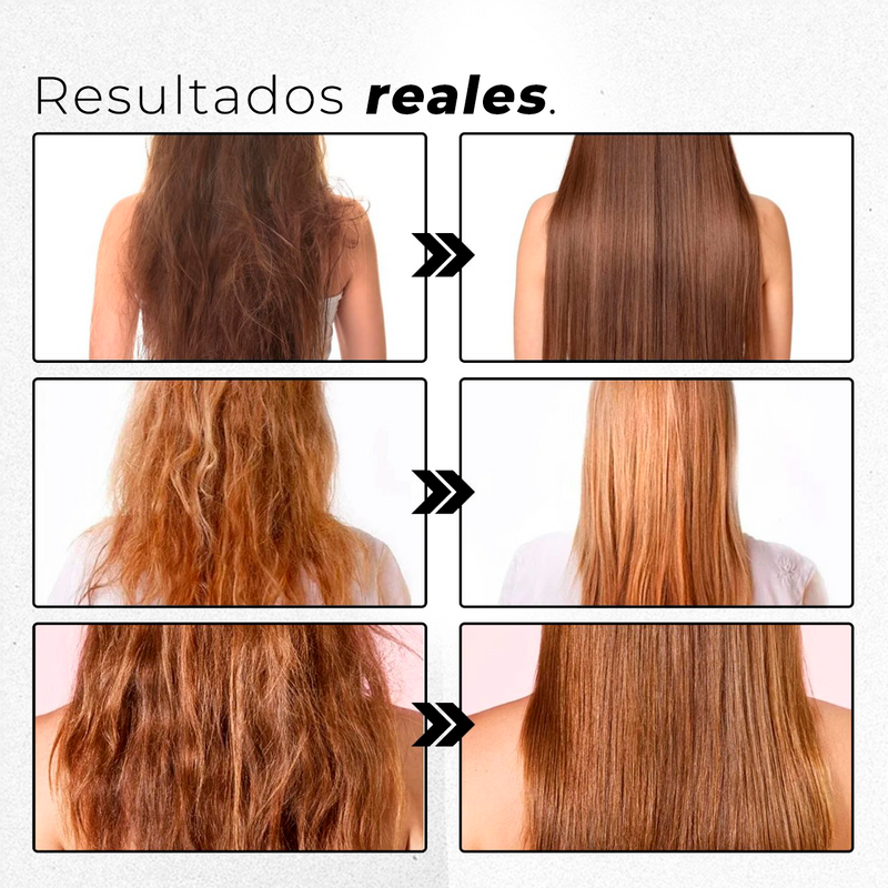 Mascarilla de Alisado Instantáneo con Colágeno Puro y Queratina Pura (Comprá 1 y llevate 2)