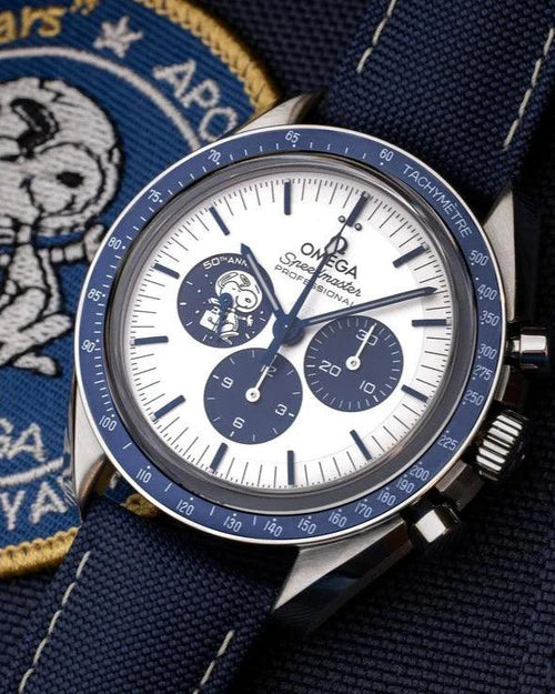 Reloj Speedmaster Snoopy Edición Aniversario 42mm +Caja y Certificado